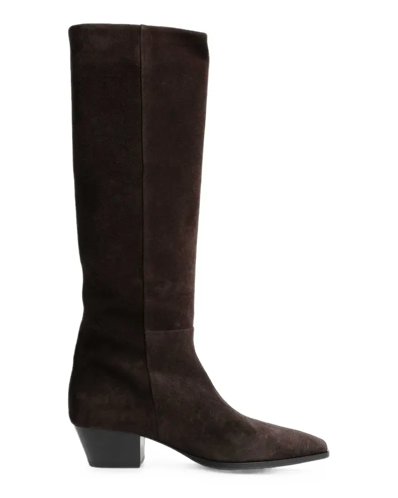 aeyde Medea suede boots - Braun Braun