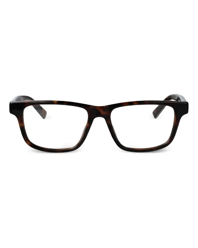 Gucci Brille mit eckigem Gestell - Braun Braun