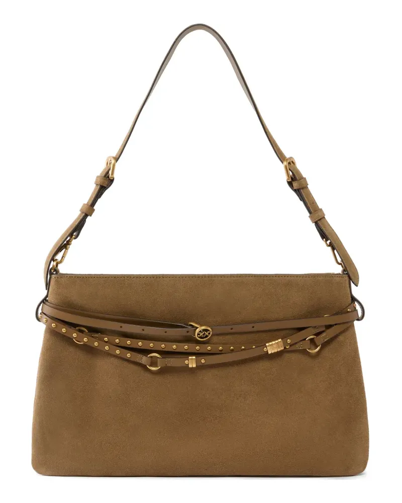 Pinko studded-strap shoulder bag - Braun Braun