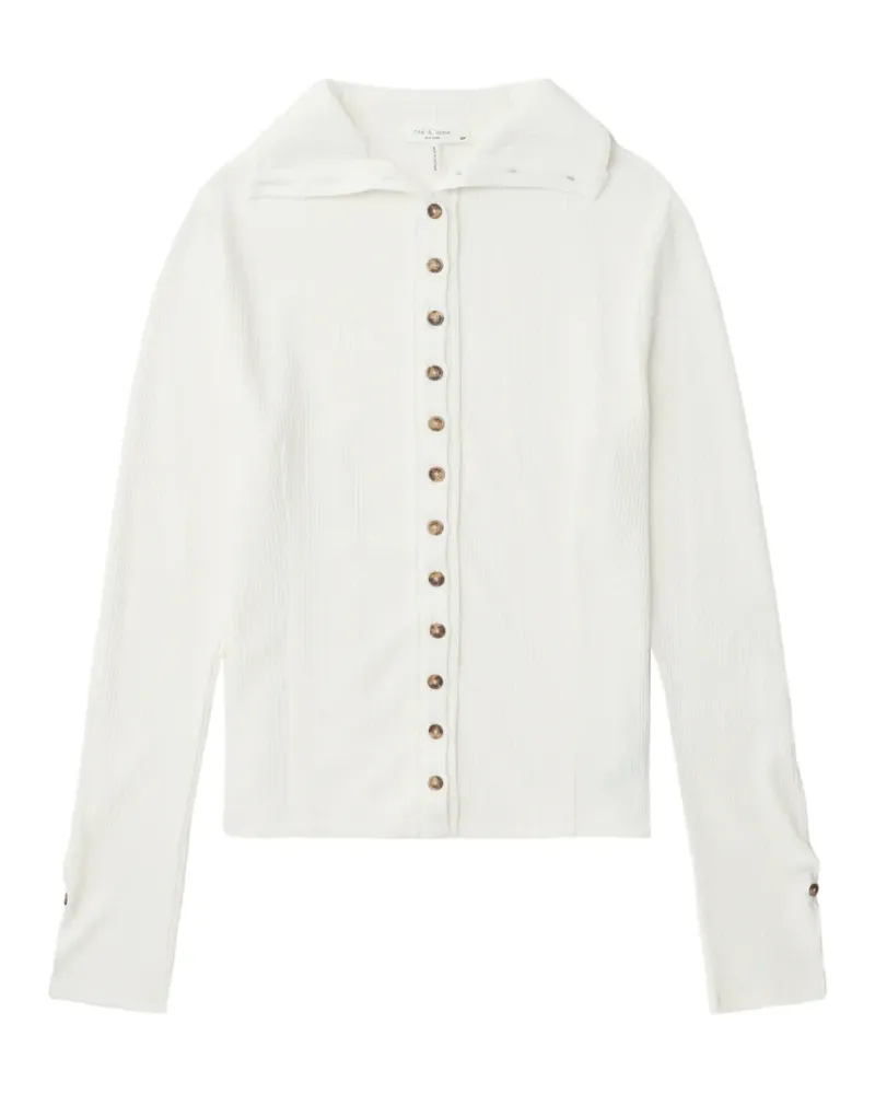 Rag & Bone Geknöpfter Cardigan mit Knöpfen - Weiß Weiß