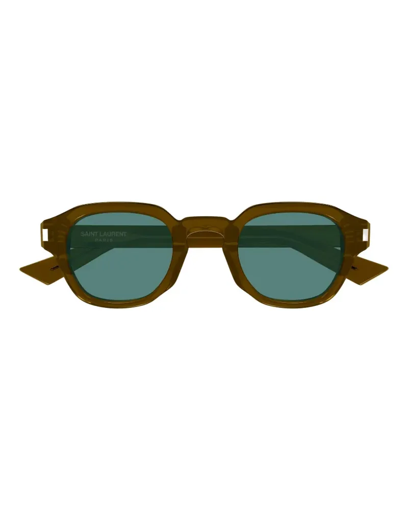 Saint Laurent SL 946 Sonnenbrille mit geometrischem Gestell - Braun Braun