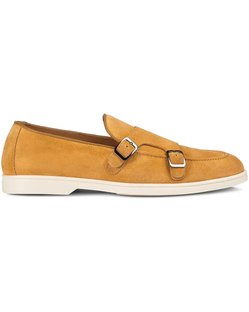 Doucal´s Monk-Schuhe aus Wildleder - Gelb Gelb