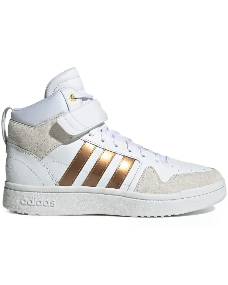 adidas Postmove Mid "White/Gold" Sneakers - Weiß Weiß