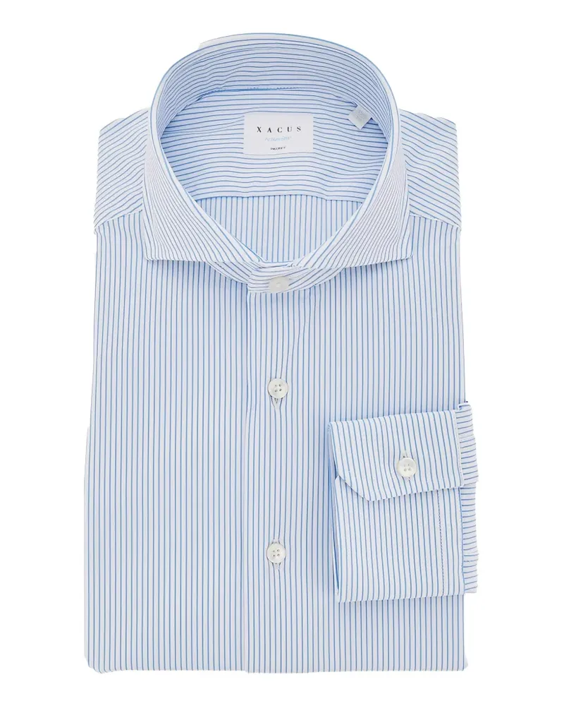 XACUS striped shirt - Weiß Weiß