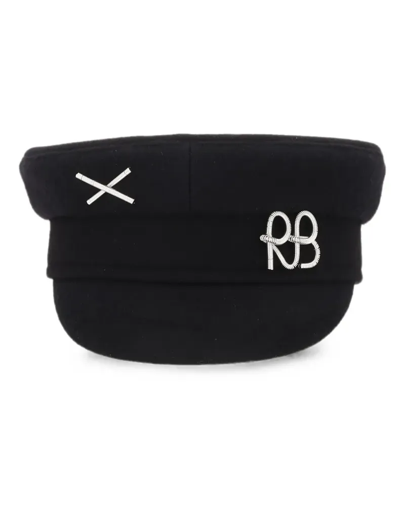 RUSLAN BAGINSKIY Baseballkappe mit Metall-Logo - Schwarz Schwarz