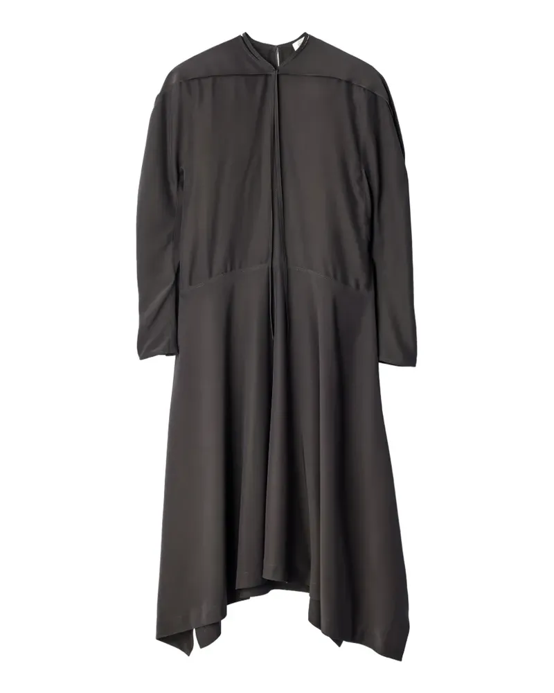 Christophe Lemaire Midikleid aus Seide und Viskose - Braun Braun
