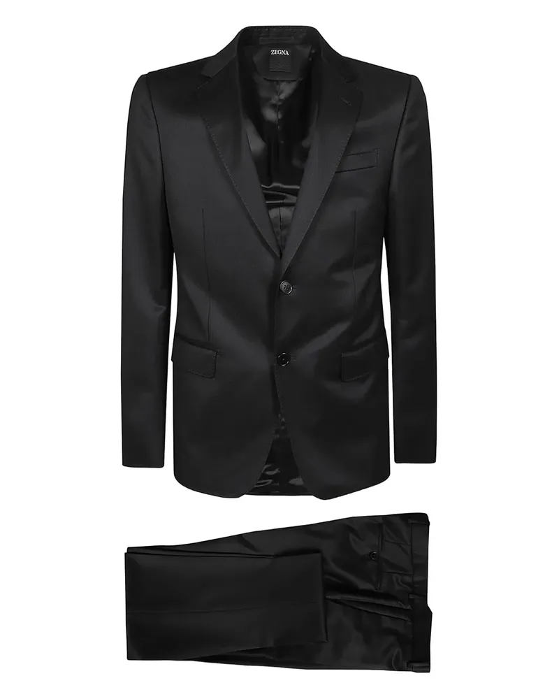 Ermenegildo Zegna two-button wool suit - Schwarz Schwarz