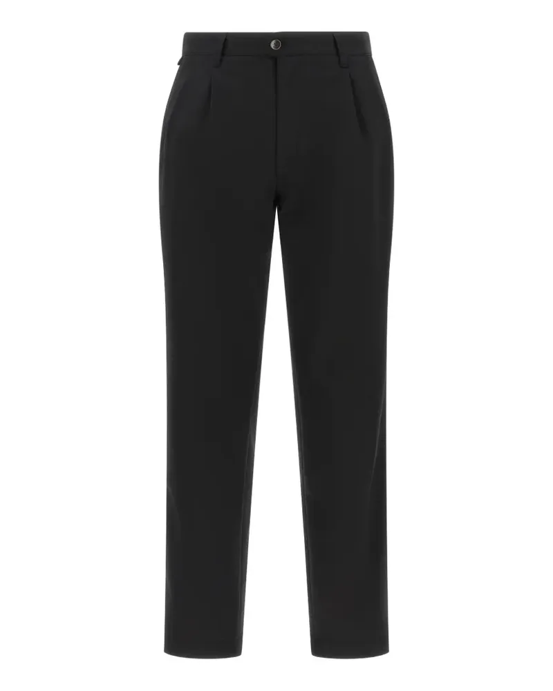 Incotex pleated tailored trousers - Schwarz Schwarz
