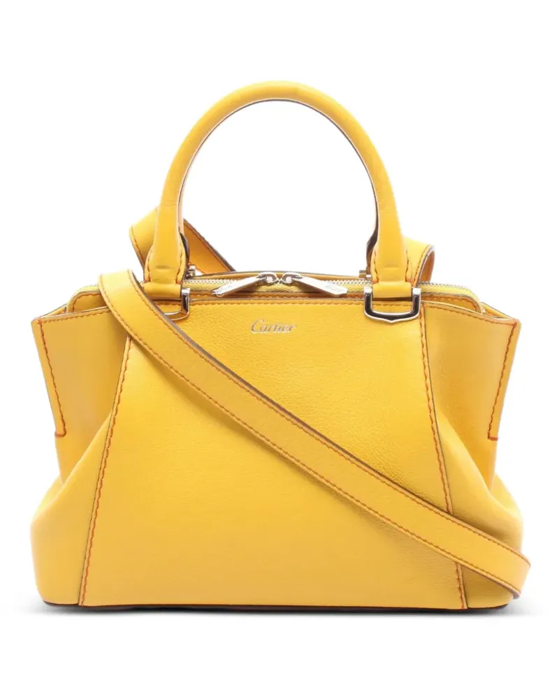 Cartier 2010 C de  Schultertasche - Gelb Gelb