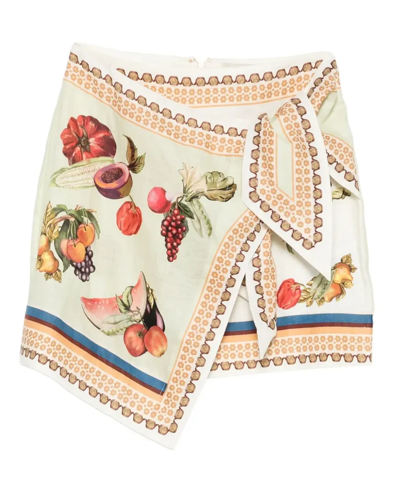 ALEMAIS Mercado-print mini skirt - MULTI Multi