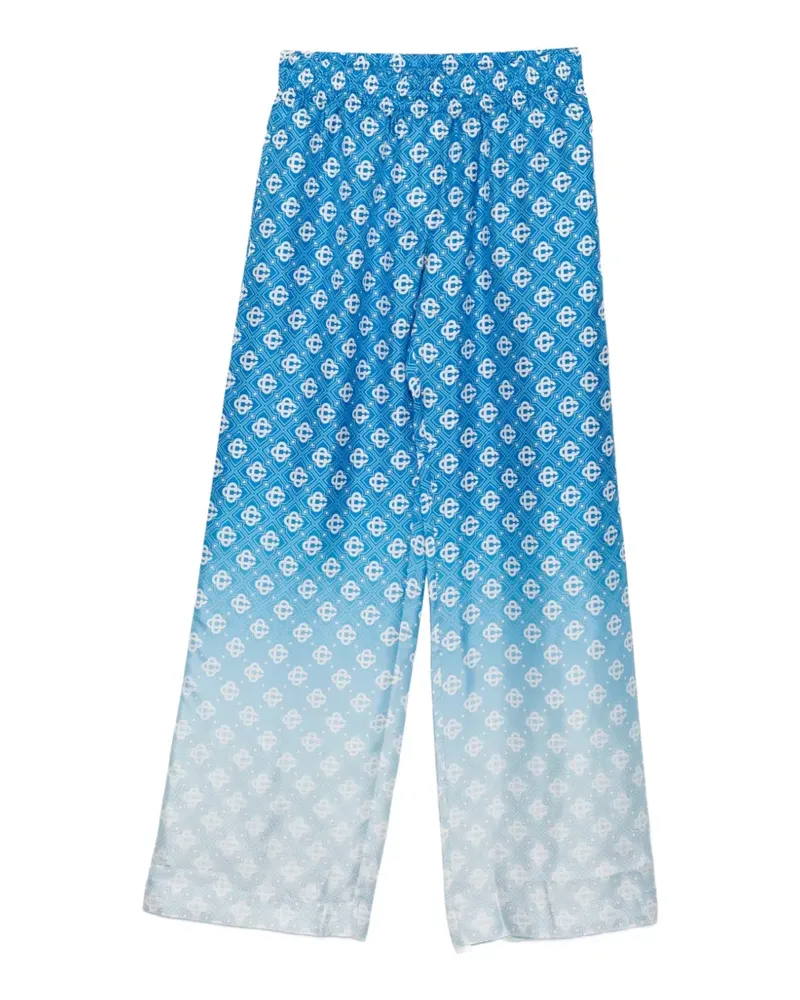 Casablanca Paris gradient pattern trousers - Blau Blau