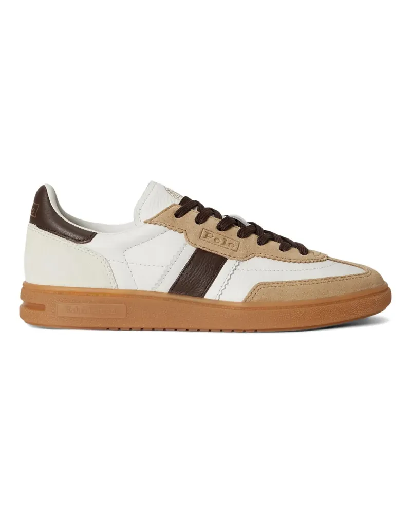Ralph Lauren Bedford-Sneakers mit Seitenstreifen - Nude Nude