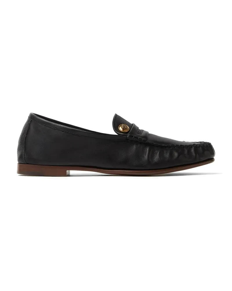 Versace Guanto leather moccassins - Schwarz Schwarz