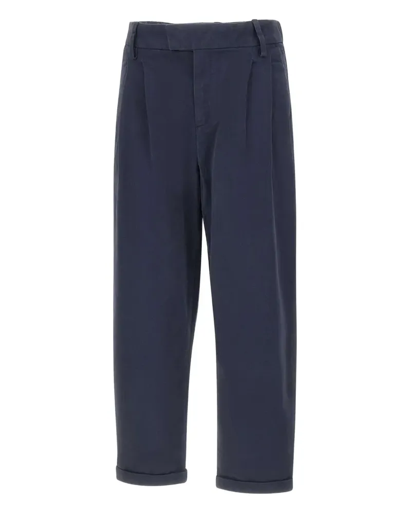 Sun68 Hose mit Bundfalten - Blau Blau