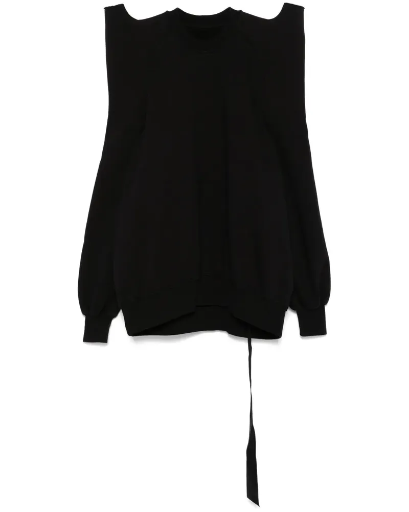 DRKSHDW by Rick Owens Tecsweat Sweatshirt Schwarz