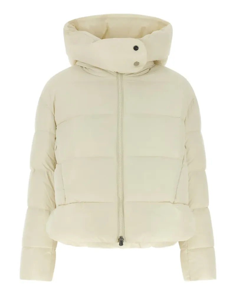 Pinko Love Birds logo quilted jacket - Nude Nude