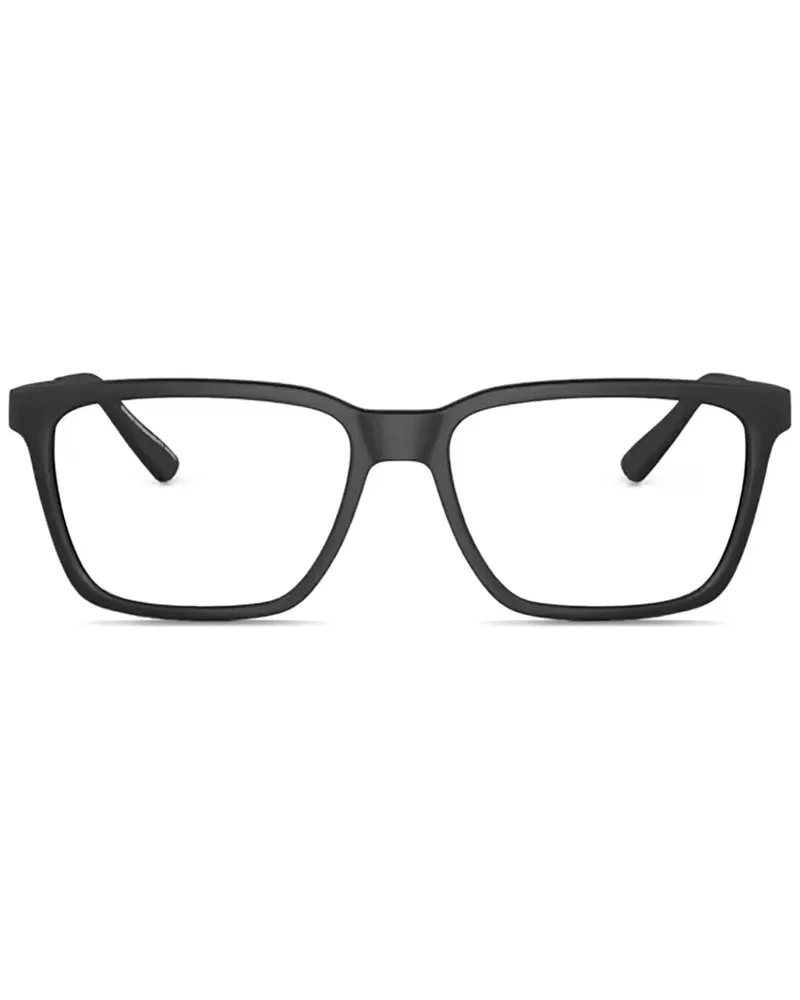 Armani Exchange Brille mit eckigem Gestell - Schwarz Schwarz
