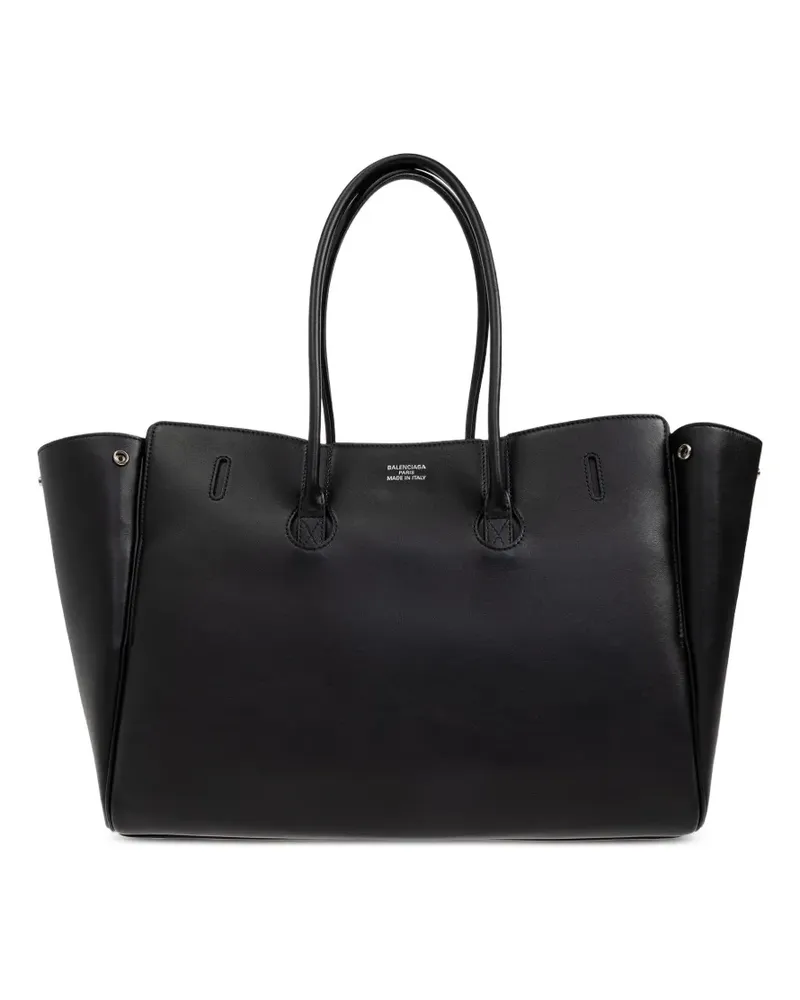 Balenciaga Mittelgroße Bel Air Tote Bag - Schwarz Schwarz