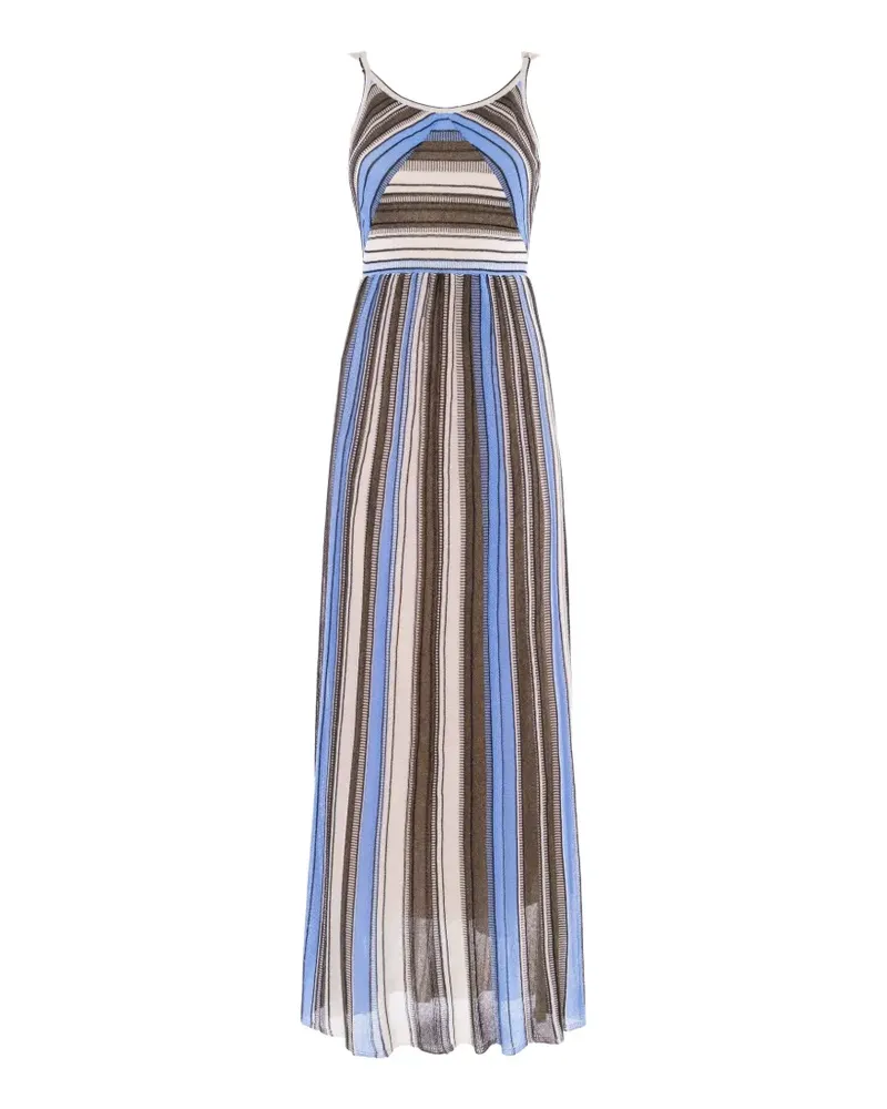 NENETTE Tyrrel striped maxi dress - Blau Blau