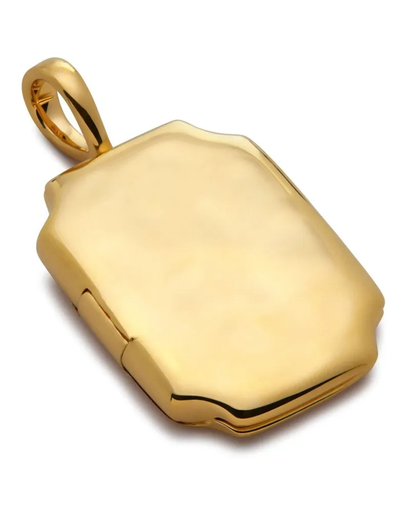 Monica Vinader Signature Locket-Anhänger - Gold Gold