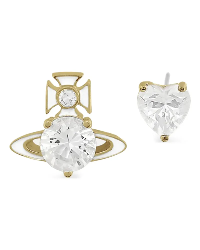 Vivienne Westwood Millie heart earrings - Gold Gold