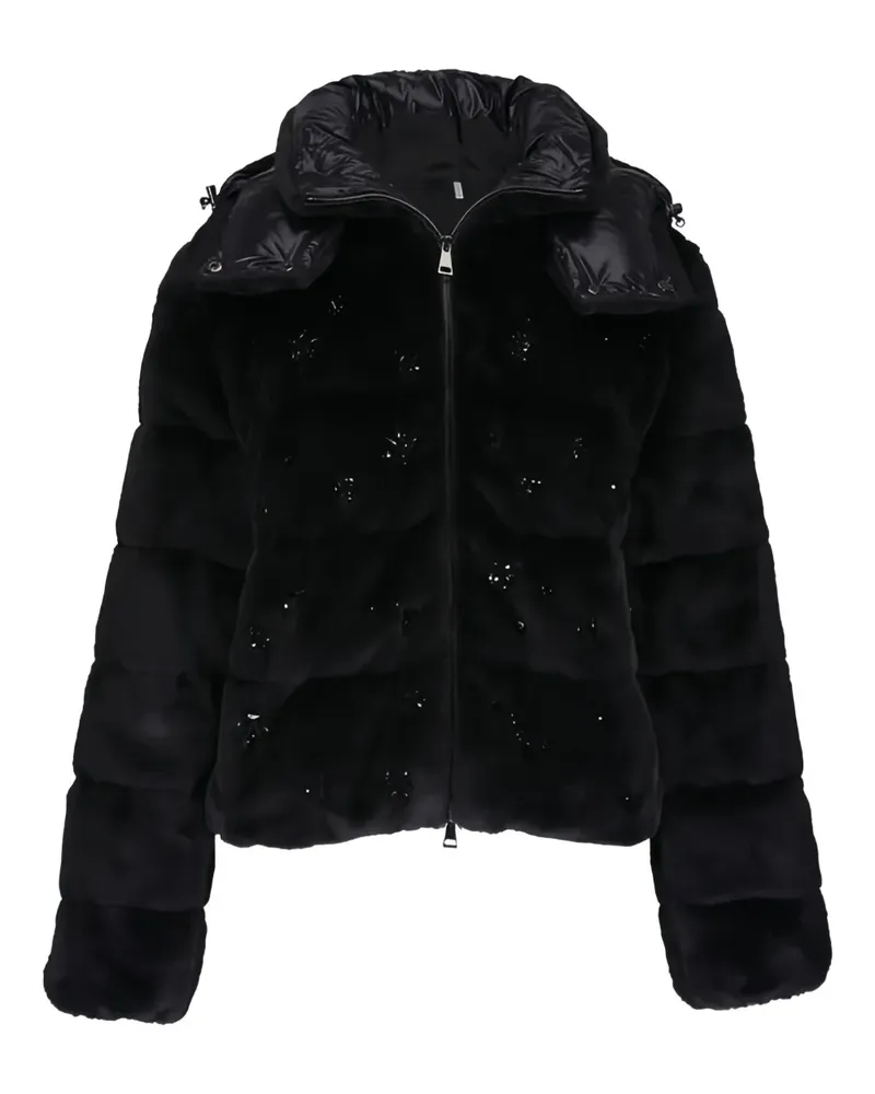 Moncler Verzierte Andronne Kapuzenjacke - Schwarz Schwarz