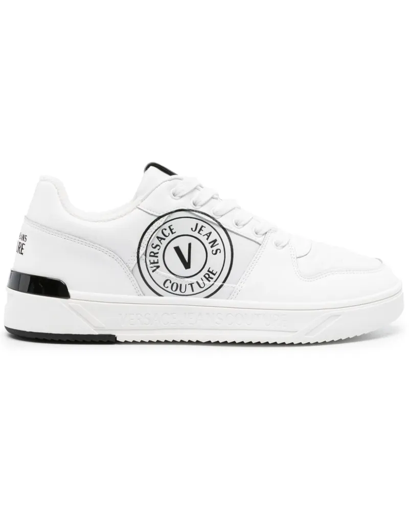Versace Jeans Starlight Sneakers mit Logo-Print - Weiß Weiß