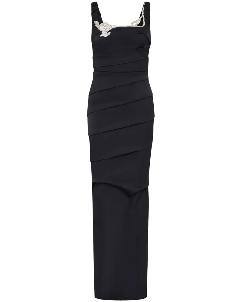 Rachel Gilbert Rhodes Abendkleid - Schwarz Schwarz