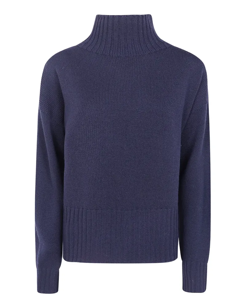 Drumohr  ribbed-knit high-neck sweater - Blau Blau