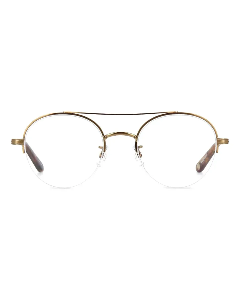 Garrett Leight Brille mit rundem Gestell - Gold Gold