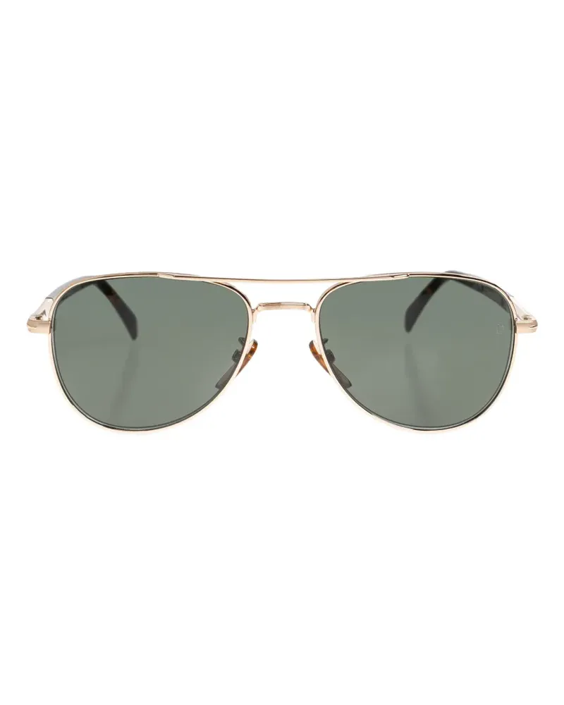 EYEWEAR by DAVID BECKHAM pilot metal sunglasses - Gold Gold