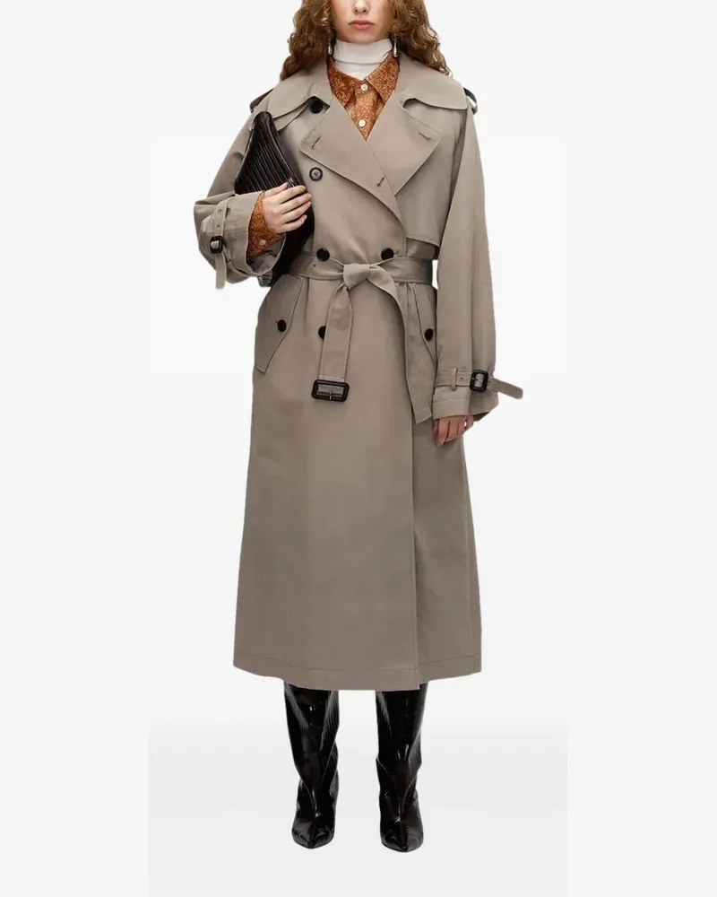 UMBER POSTPAST Trenchcoat mit Gürtel - Nude Nude