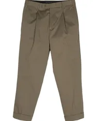 Low Brand Plissierte Tapered-Hose Grün