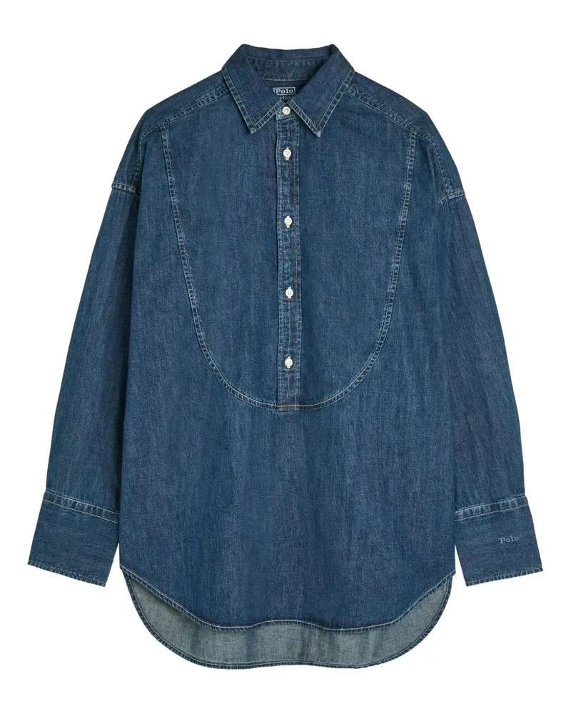 Ralph Lauren long-sleeved denim shirt - Blau Blau