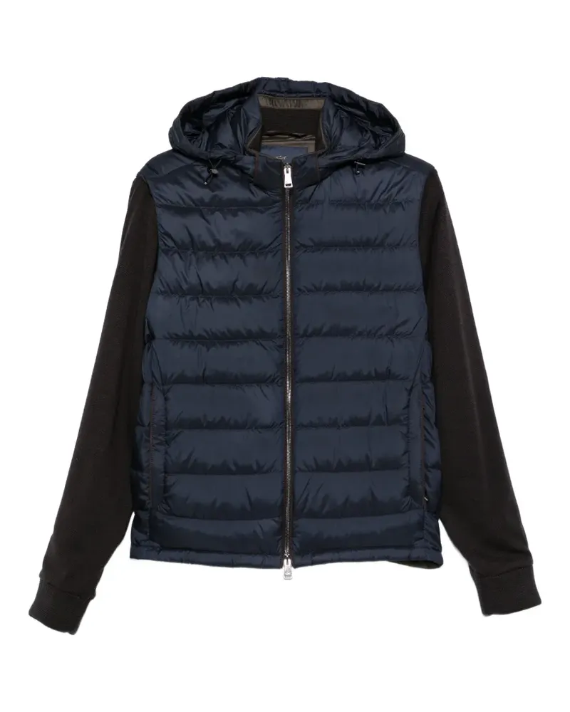 Paul & Shark hooded padded jacket - Blau Blau