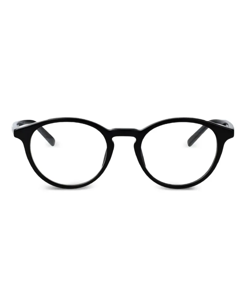 Gucci Brille mit rundem Gestell - Schwarz Schwarz