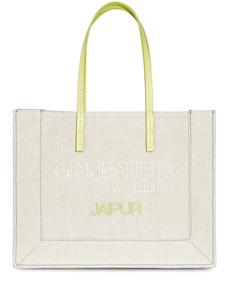 Giambattista Valli Handtasche aus Leder - Weiß Weiß