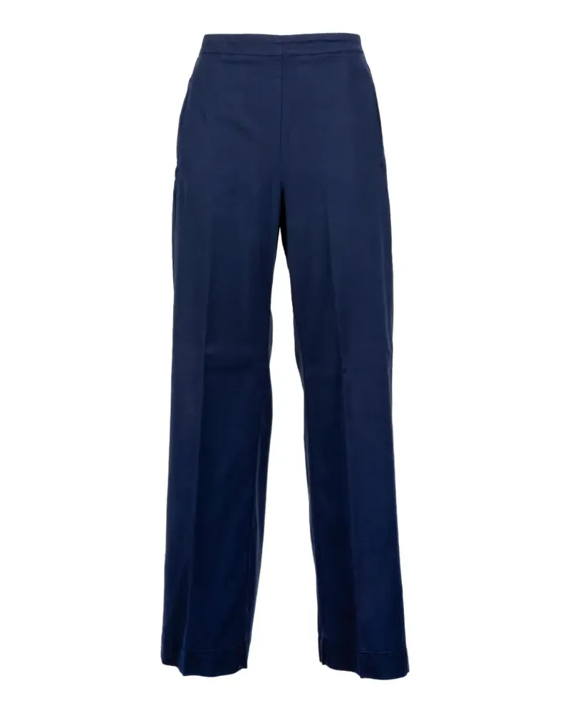 VIA MASINI 80 straight-leg trousers - Blau Blau