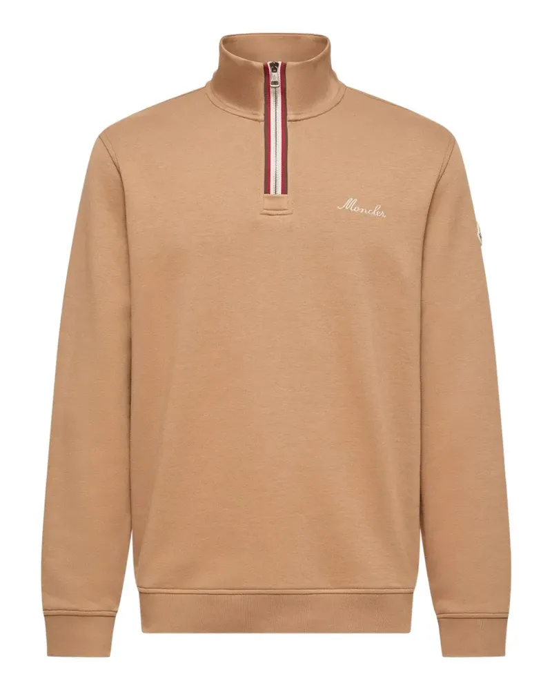Moncler high-neck sweatshirt - Nude Nude