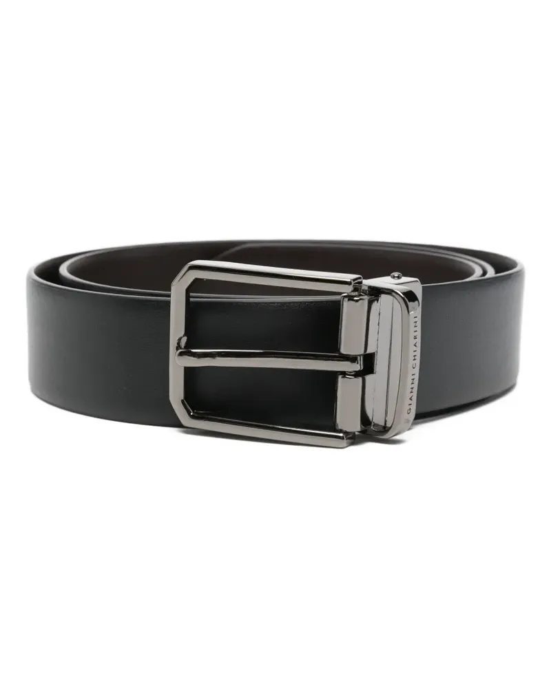 Gianni Chiarini Wendbarer Gürtel - Schwarz Schwarz