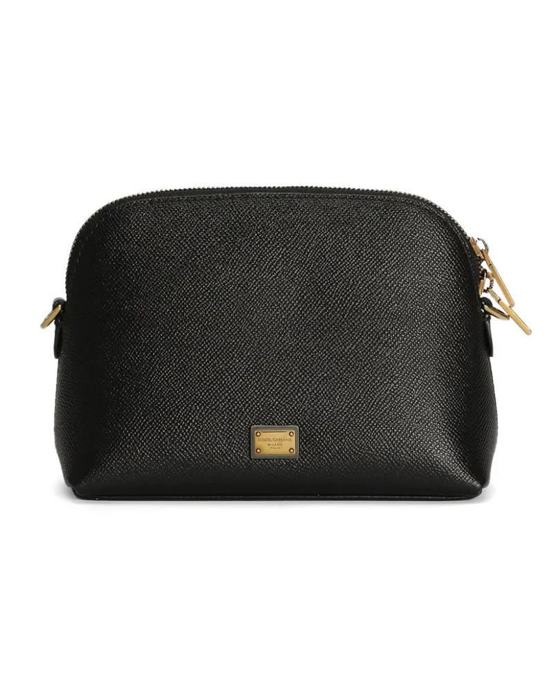 Dolce & Gabbana Mini-Tasche aus Leder - Schwarz Schwarz