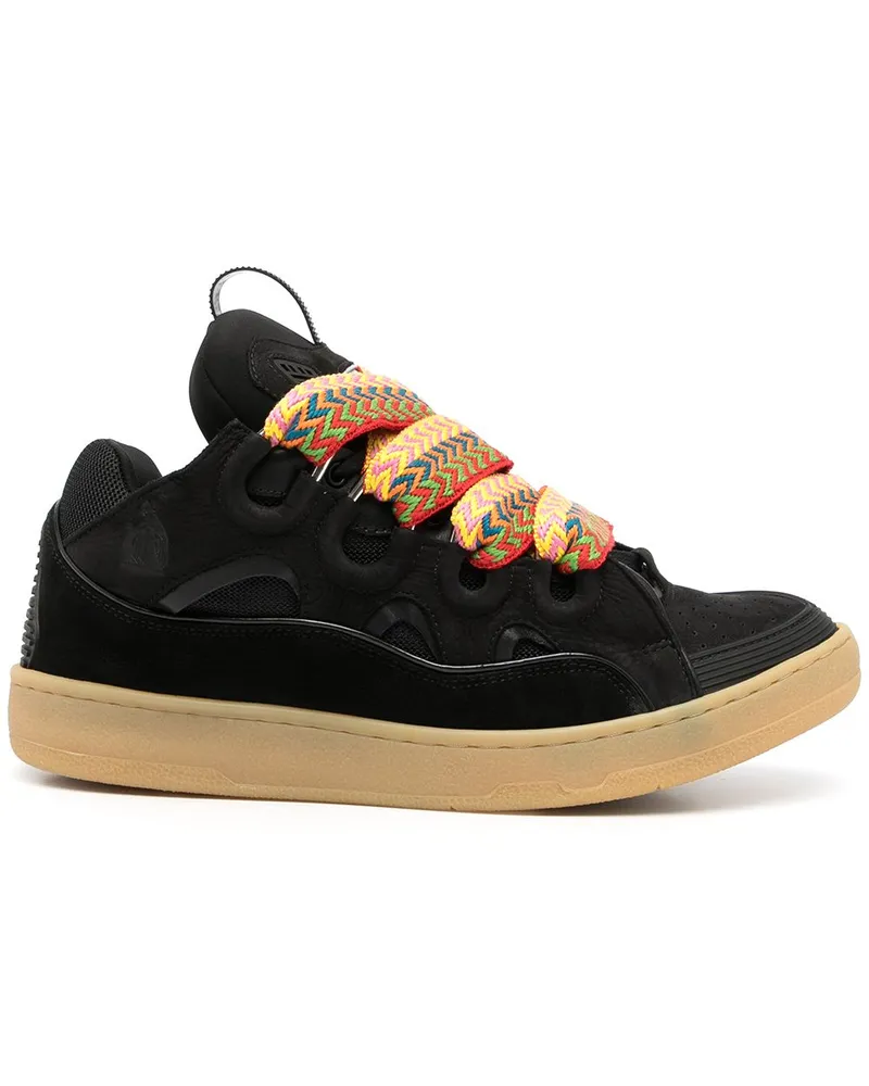 Lanvin Sneakers mit dicker Sohle - Schwarz Schwarz