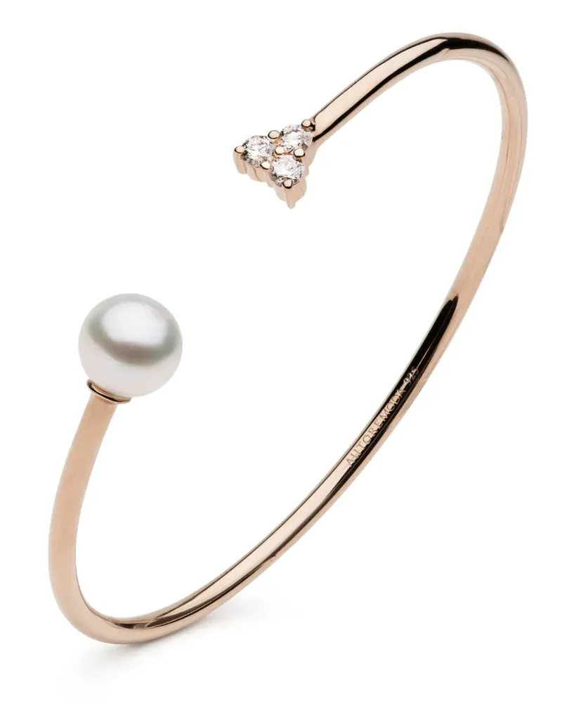 AUTORE MODA Rotvergoldetes Saskia Armband - Rosa Rosa