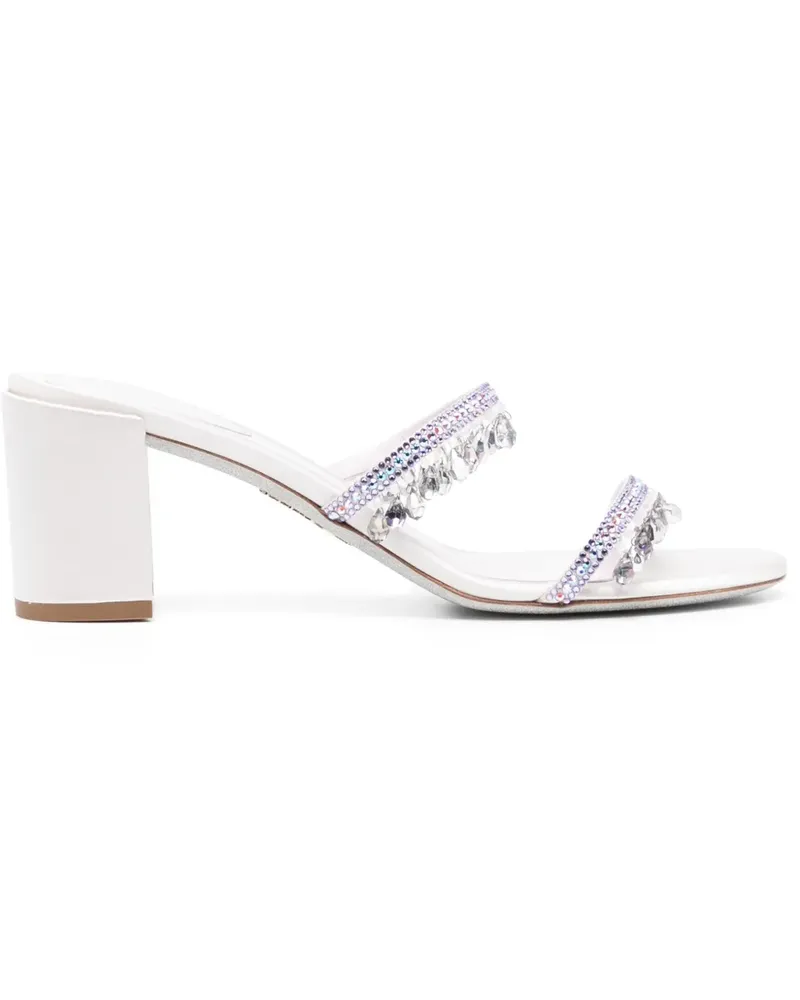 René Caovilla Sandalen mit Kristallen - Violett Violett