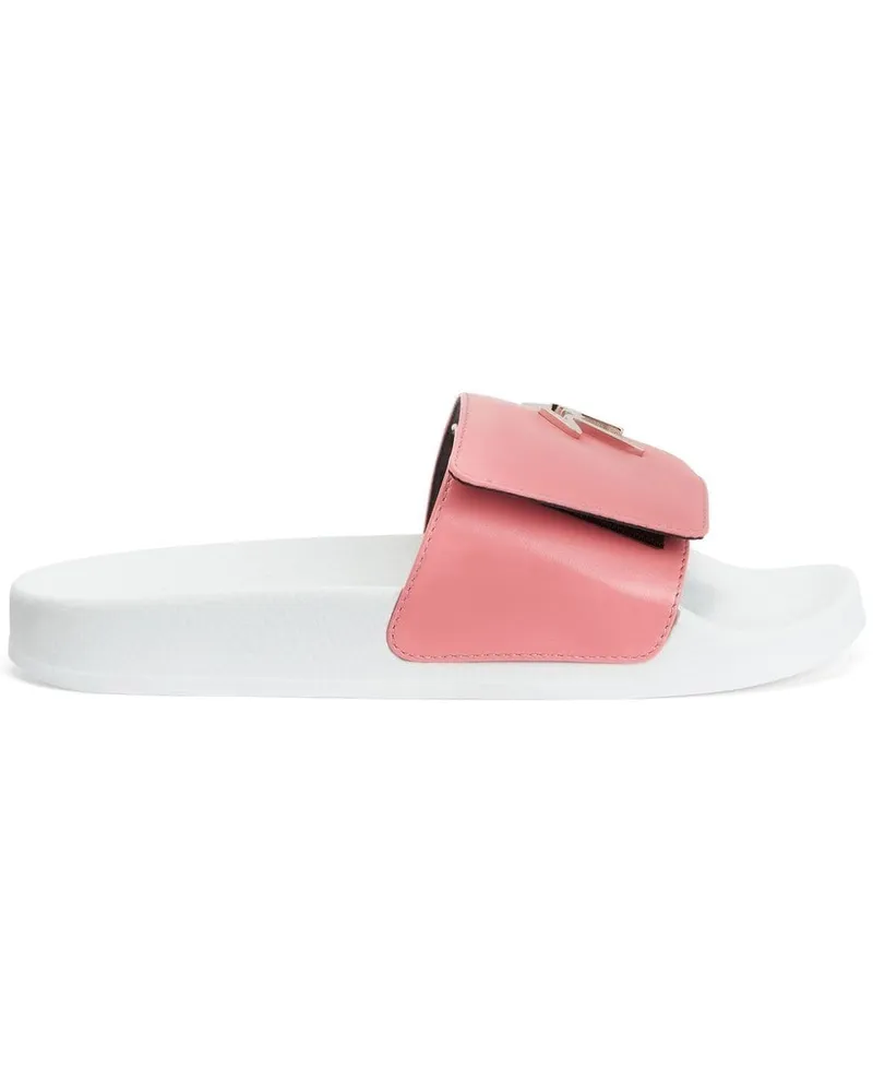 Giuseppe Zanotti New Brett Pantoletten - Rosa Rosa