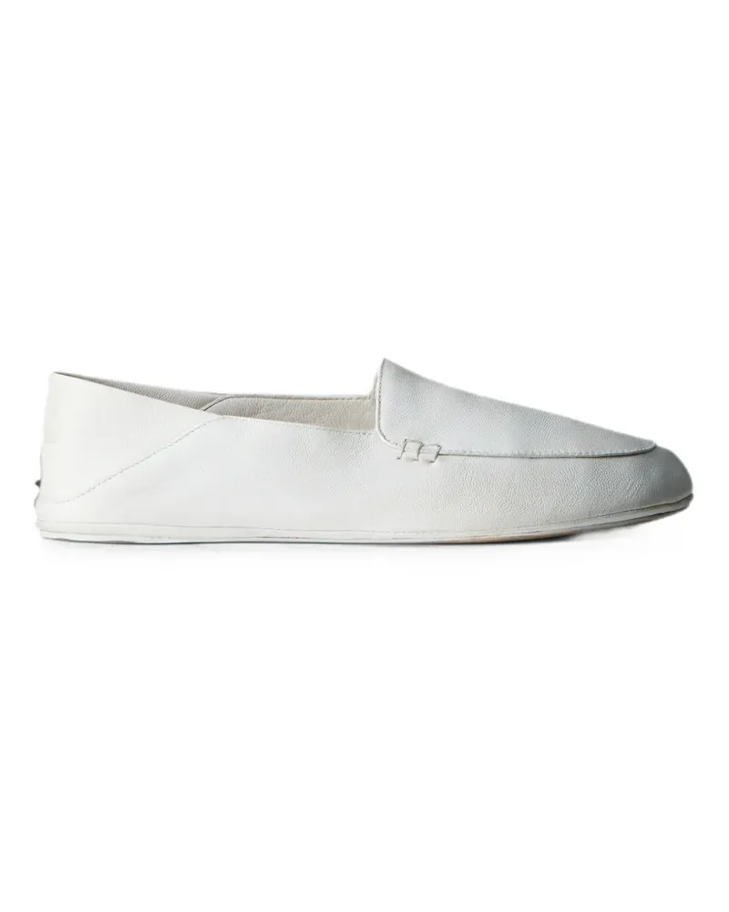 Calvin Klein slip-on leather sneakers - Weiß Weiß