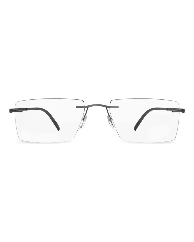 Silhouette Rahmenlose Titan Dynamics Contour Brille - Grau Grau