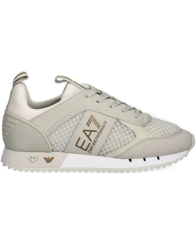 EA7 Sneakers mit Mesh-Einsatz - Grau Grau