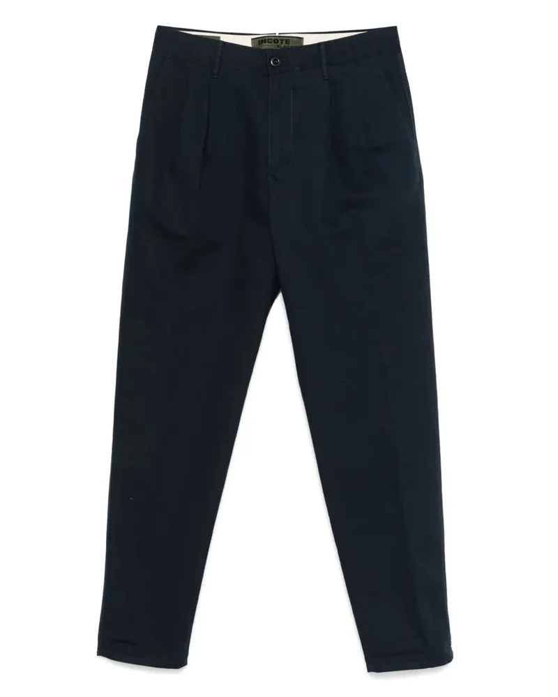 Incotex Chino aus Twill - Blau Blau