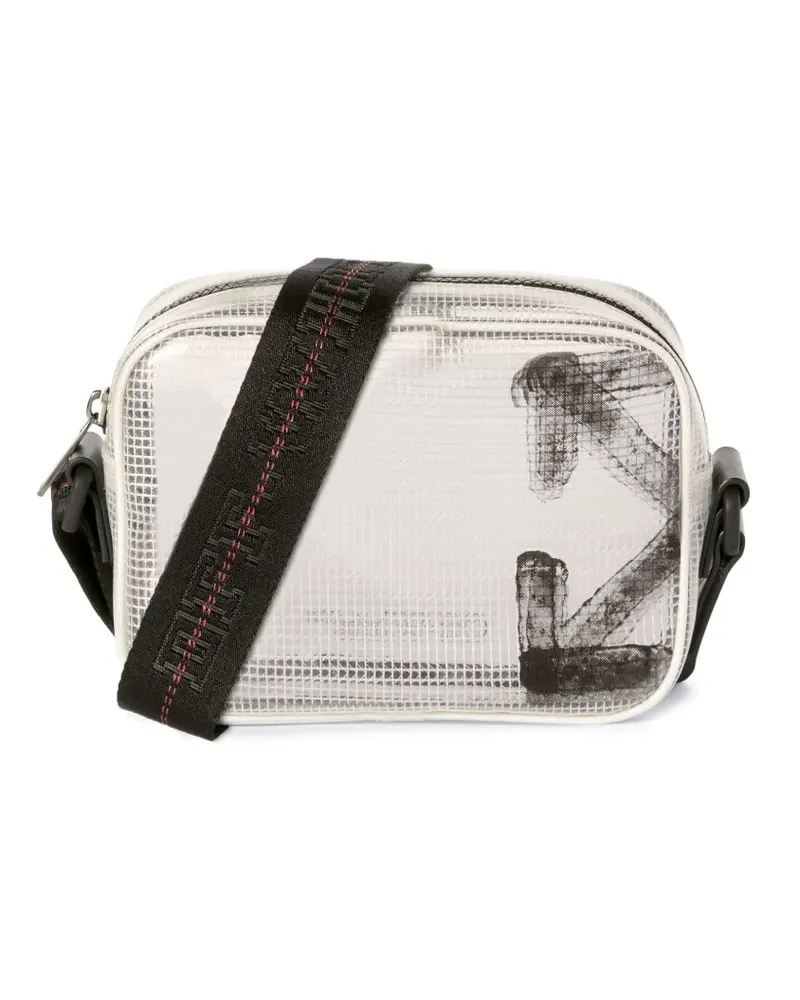 OFF-WHITE Heritage Schultertasche - Weiß Weiß